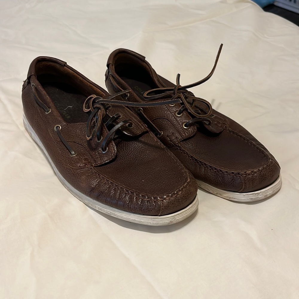 Cole Haan Leather Boat Shoes